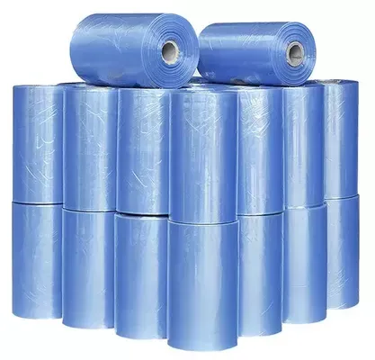 pt166456468 transparent blue polyvinyl chloride pvc film 30 micron pvc heat shrink wrap roll